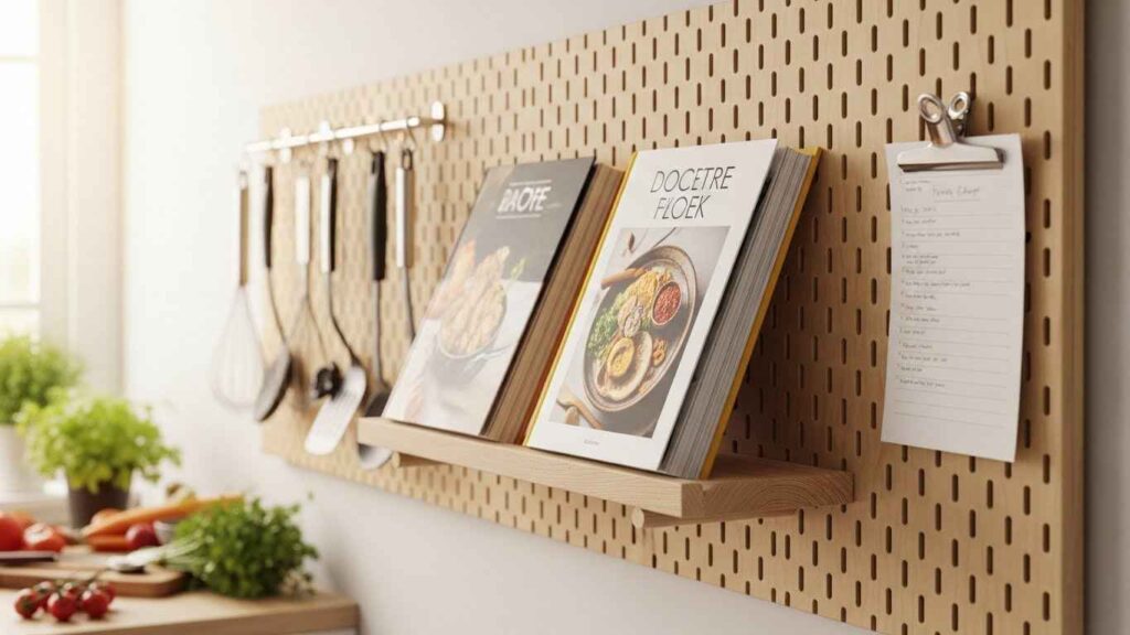 Cookbook Shelf and Recipe Holder