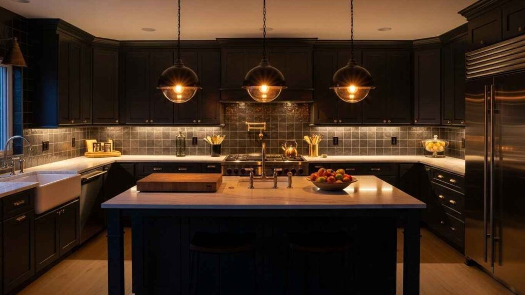 Dark & Moody Cabinet Transformation