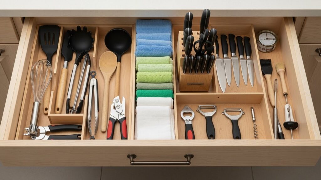 Full-Extension Sliding Drawers