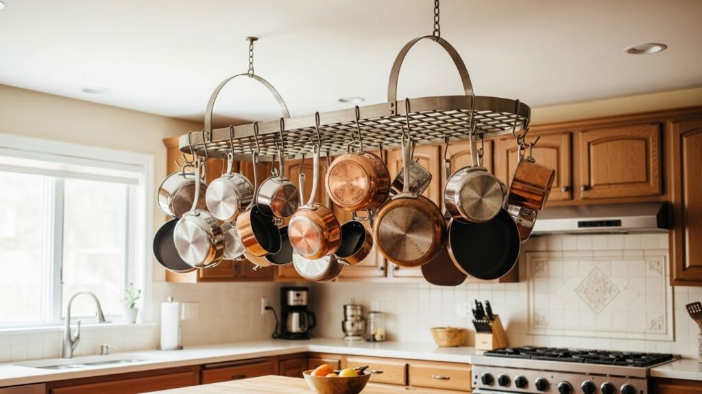 Hang Pot Racks Above