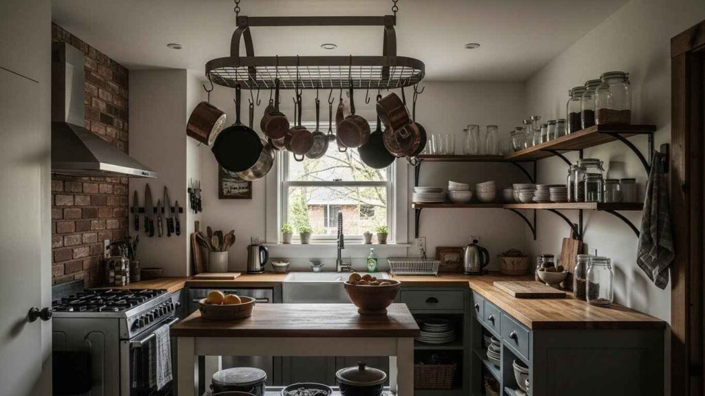 Hanging Pot Rack Perch