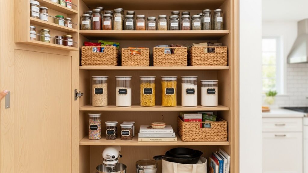 Hidden Pantry and Larder Storage