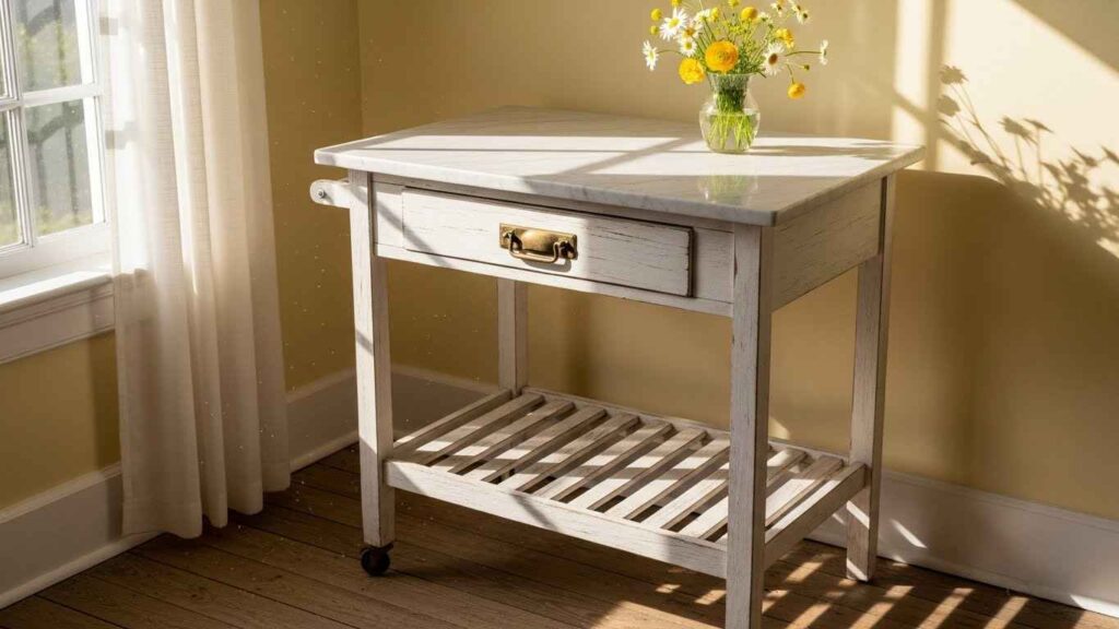 Repurposed Kitchen Cart