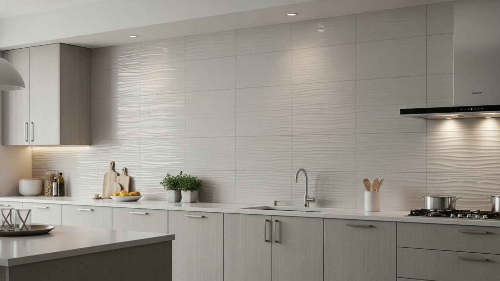 Rippled Porcelain Tile Effects