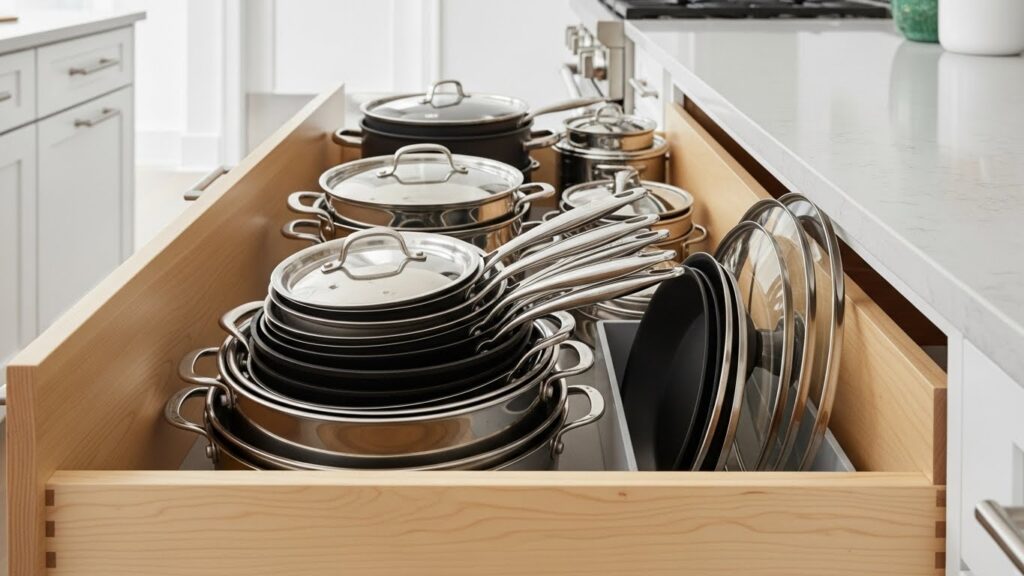 Sliding Drawers for Pots and Pans