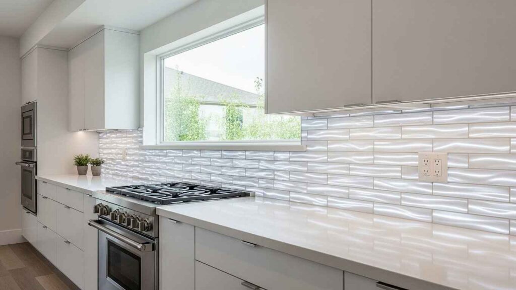 Textured Glass Brick Tiles