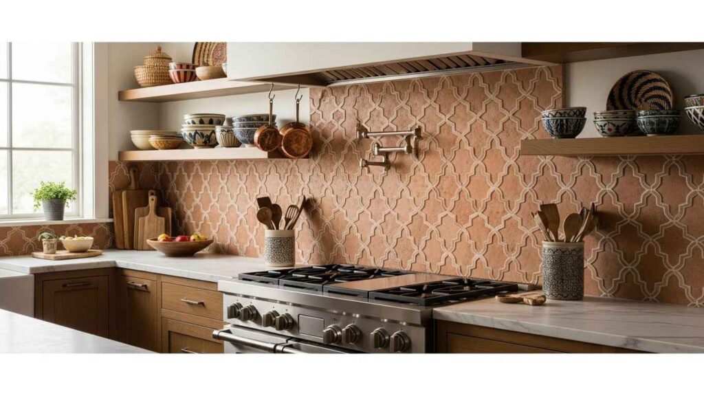 Textured Moroccan Trellis