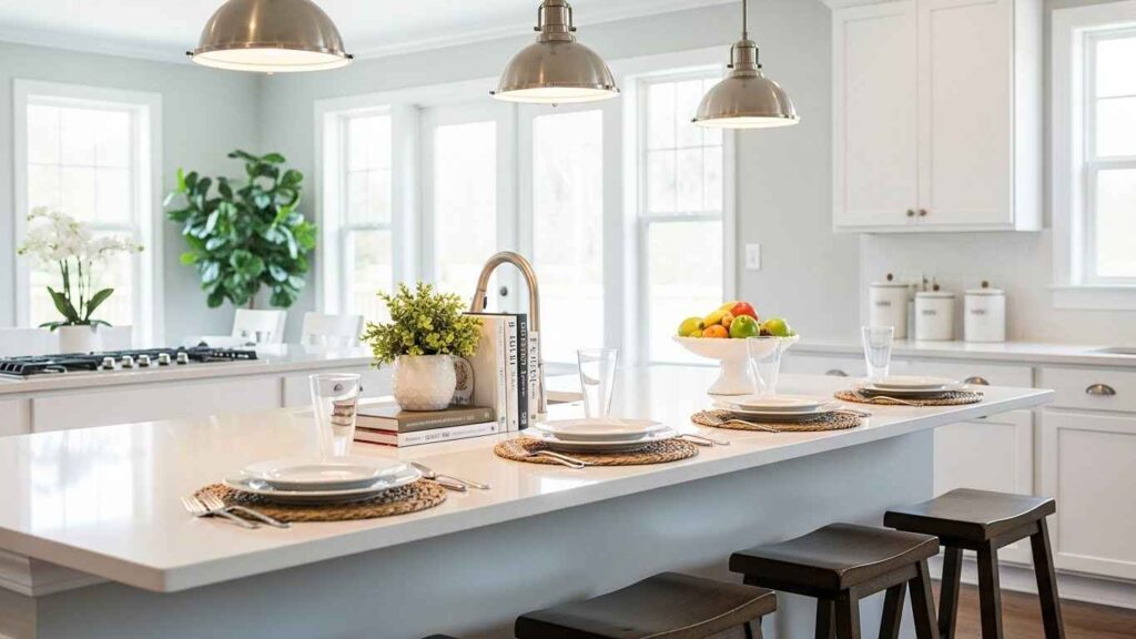 The Extra-Wide Peninsula for Casual Dining