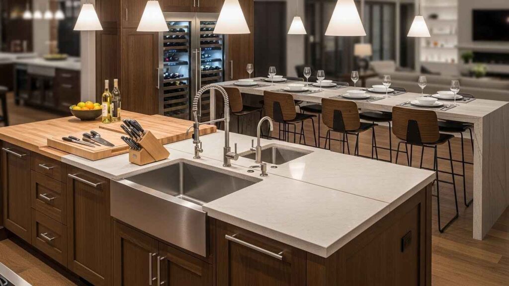 The Multi-Level Entertaining Island