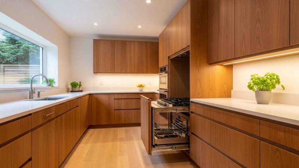 The Pull-Out Stove Cabinet