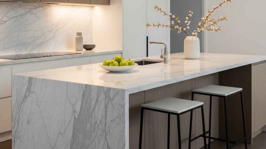 The Waterfall Edge for a Sleek Look