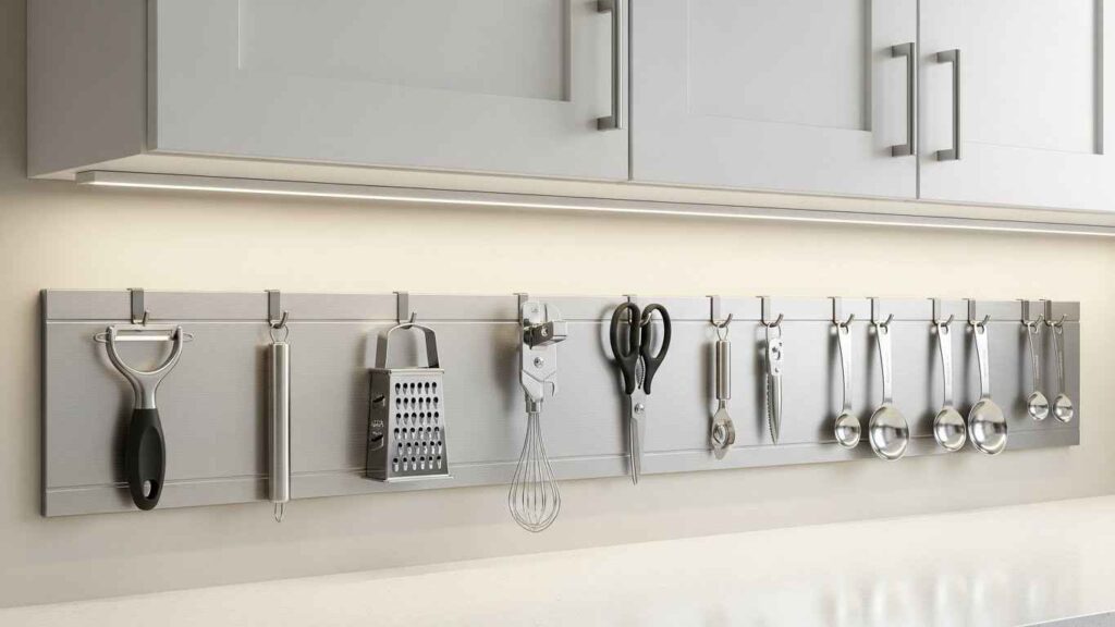 Under-Cabinet Pegboard Magic