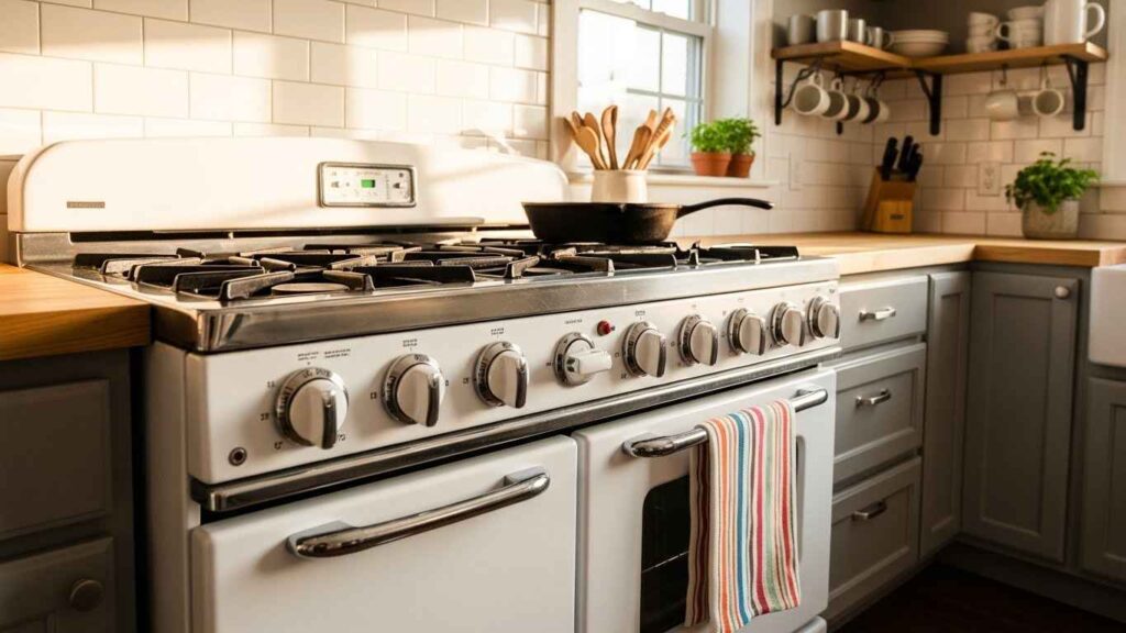 Vintage Charm in a Small Stove