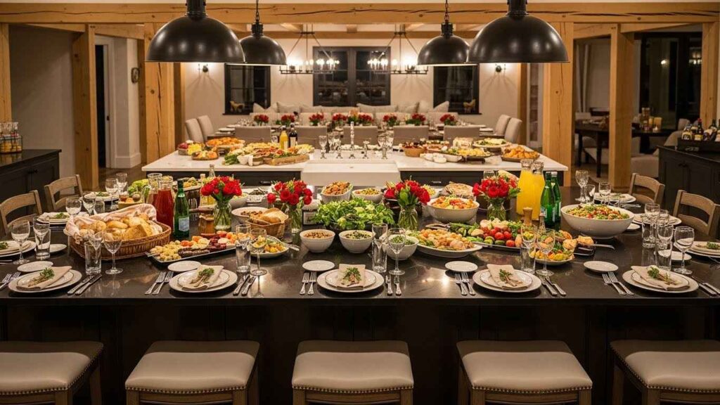 Wraparound Seating for Large Gatherings