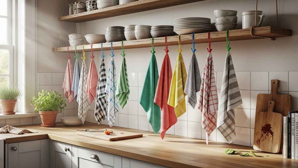 Create a Hanging Rail with Bungee Cords