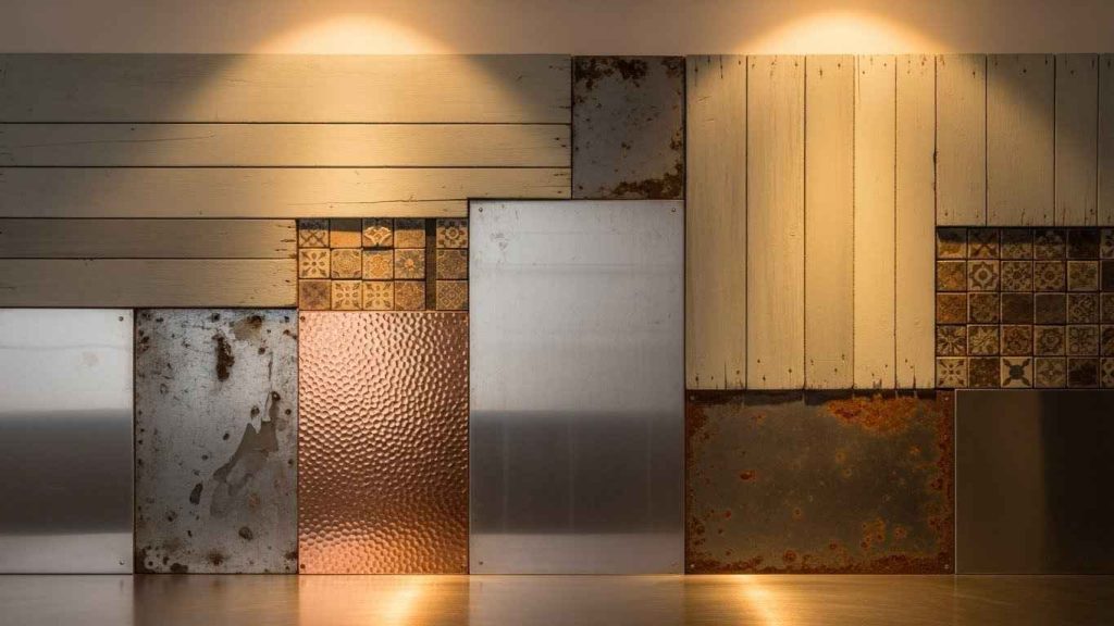 Eclectic Mixed Material Mashup