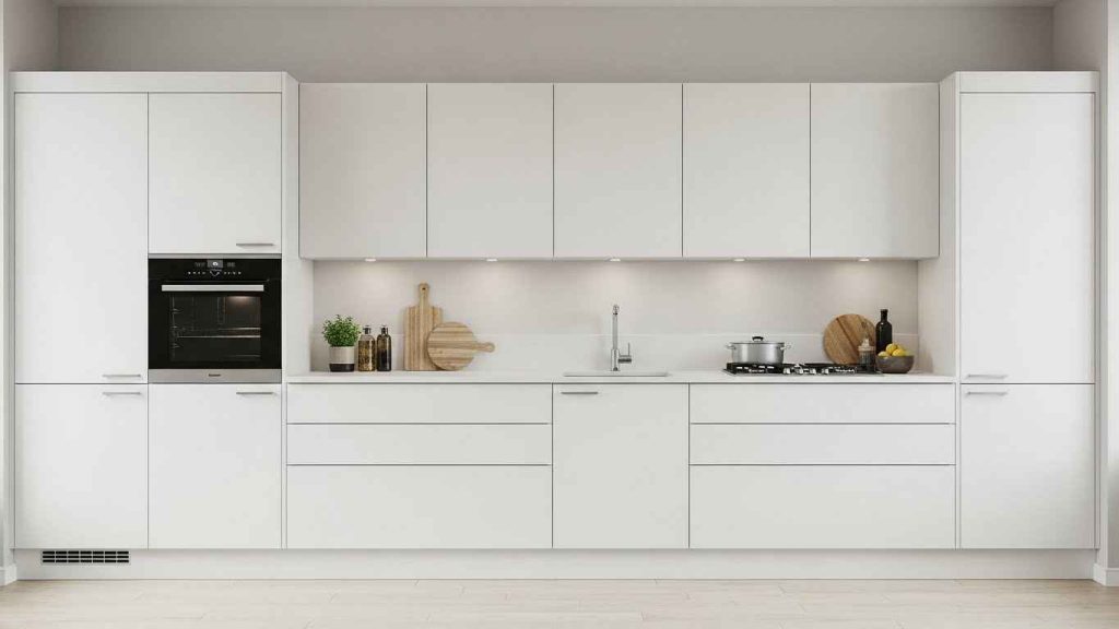 High-Gloss Ceiling-High Units