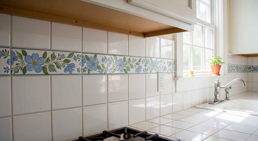 Hand-Painted Tile Borders