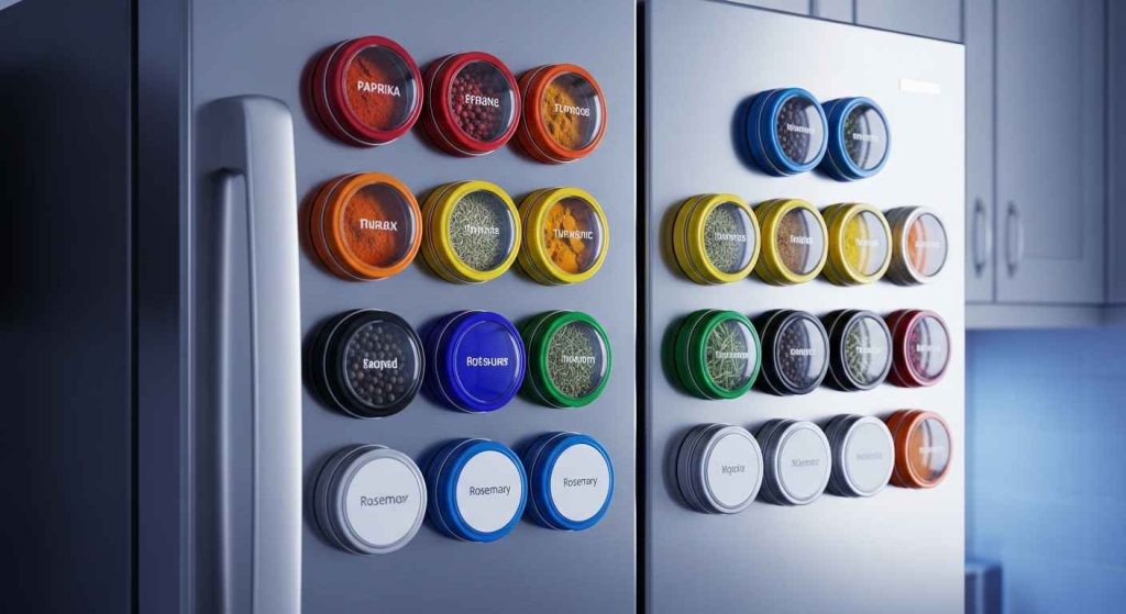 Magnetic Spice Tins for Fridge