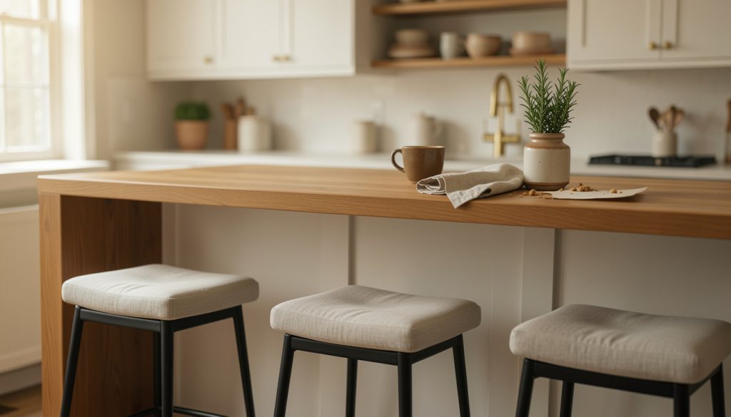 15 Modern Kitchen Island Stools That Look Clean, Warm, and Expensive