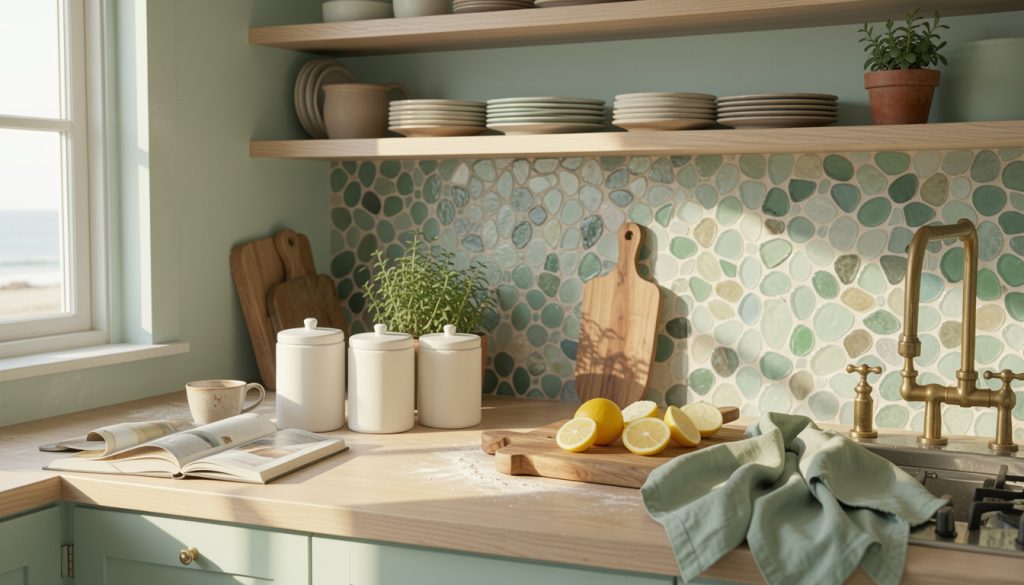 11 Beach House Kitchen Backsplash Ideas That Look Sunwashed and Fresh